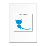 Poster / 4er Set Plakat DIN A4 - JUST BE!