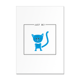 Poster / 4er Set Plakat DIN A4 - JUST BE!