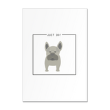 Poster / 4er Set Plakat DIN A4 - Dog- JUST BE!
