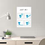 Poster / Plakat DIN A3 - JUST BE!