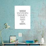 Poster / Plakat DIN A1 "Büro-Motivation", Motiv I "Wege gehen"