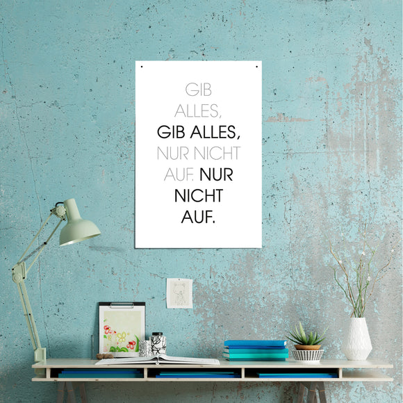 Poster / Plakat DIN A1 