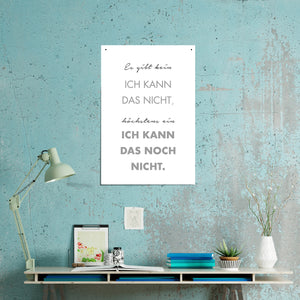 Poster / Plakat DIN A1 "Büro-Motivation", Motiv R "Ich kann das nicht"