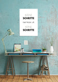 Poster / Plakat DIN A1 "Büro-Motivation", Motiv D "Kleine Schritte"